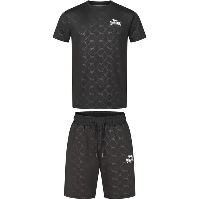 Lonsdale Prestwood functioneel shirt & korte broek set, normale pasvorm
