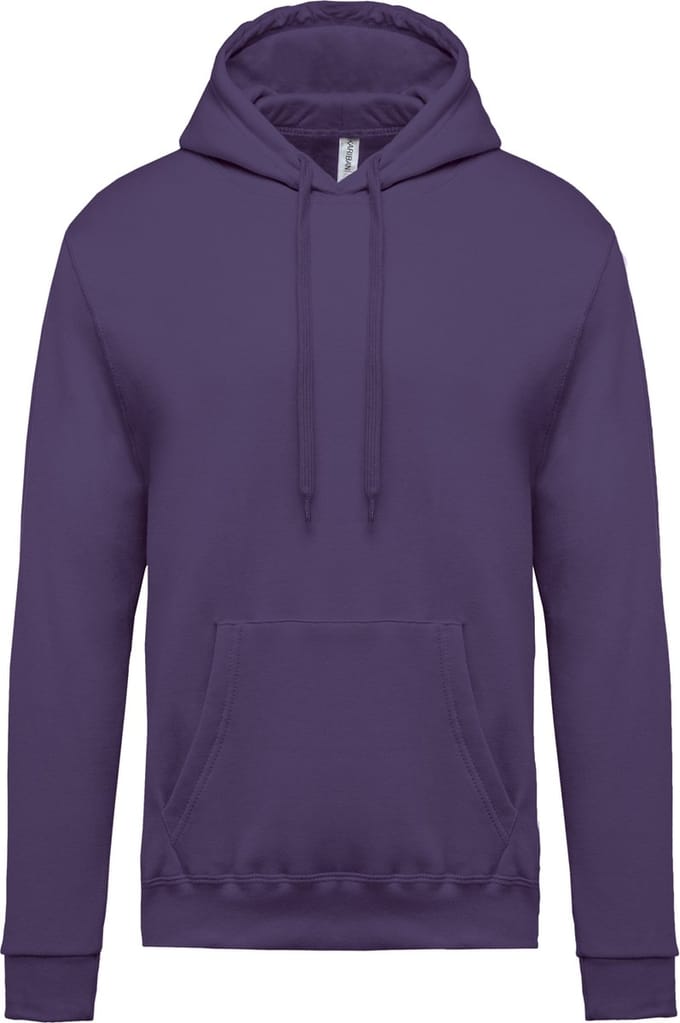 Kariban Herensweater met capuchon K476 - purple - S