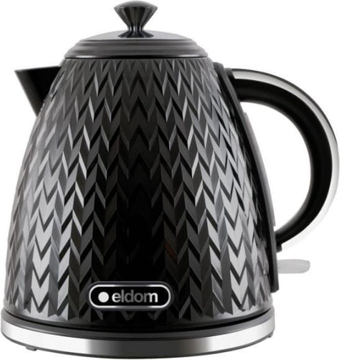 Grote Waterkoker Retro - ELDOM - Zwart Glans - 1.7 Liter