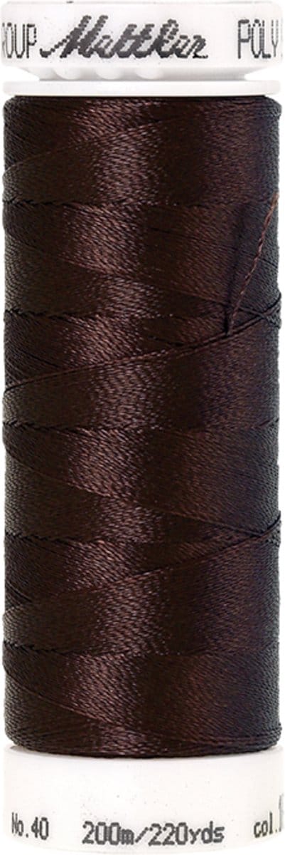 Mettler borduurgaren - Bruin - Nr 1876 - Polysheen - 200 meter
