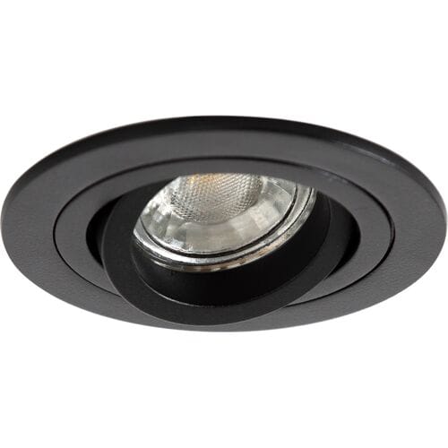 KS Verlichting Inbouwspot Lune Rond matzwart
