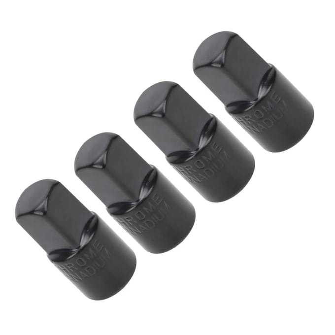 4 Stuks Socket Adapter Hoog Koolstofstaal Ratelsleutel Aandrijfdoos Conversie Gereedschap 14 naar 38 gray