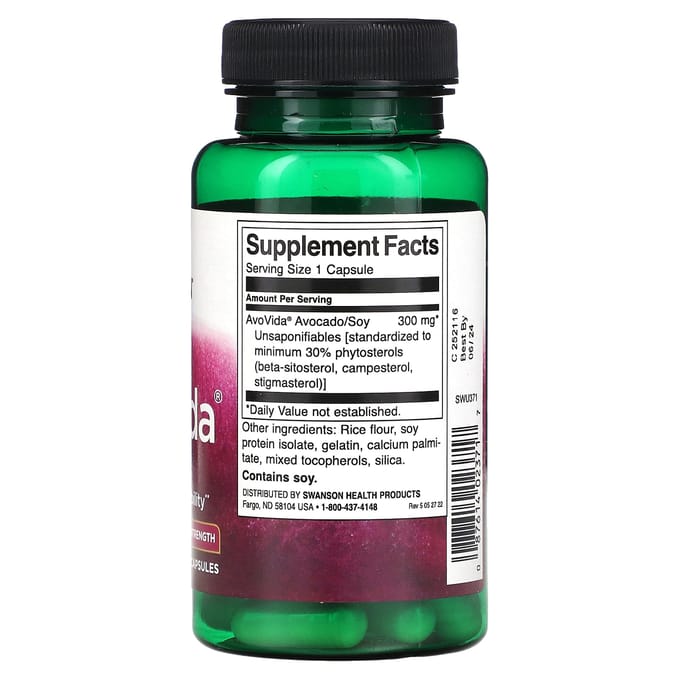 Avovida, Maximale Sterkte, 300 mg, 60 capsules