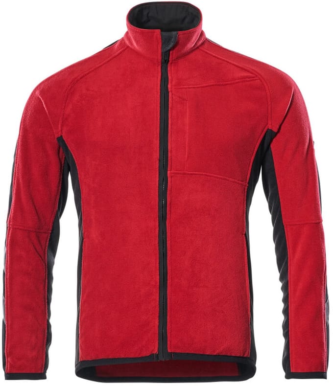 Mascot Unique Fleece jas 16003-302 - Rood/Zwart - S