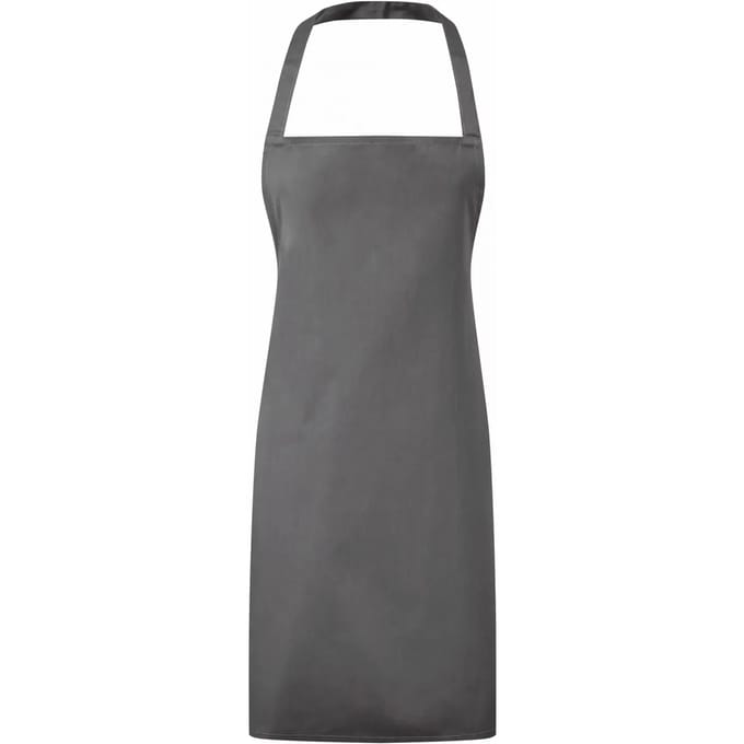 Schort/Tuniek/Werkblouse Unisex One Size Premier Dark Grey 80% Polyester, 20% Katoen