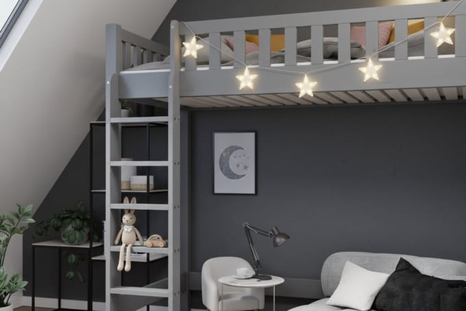 Rockwood® Hoogslaper Sanne Grijs inclusief montage