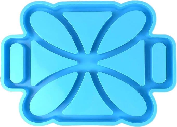 Opbergdoos Mal - Hars Bakvorm - Sieraden Maken - Meerdere Compartimenten - Zoals Afgebeeld - Blauw