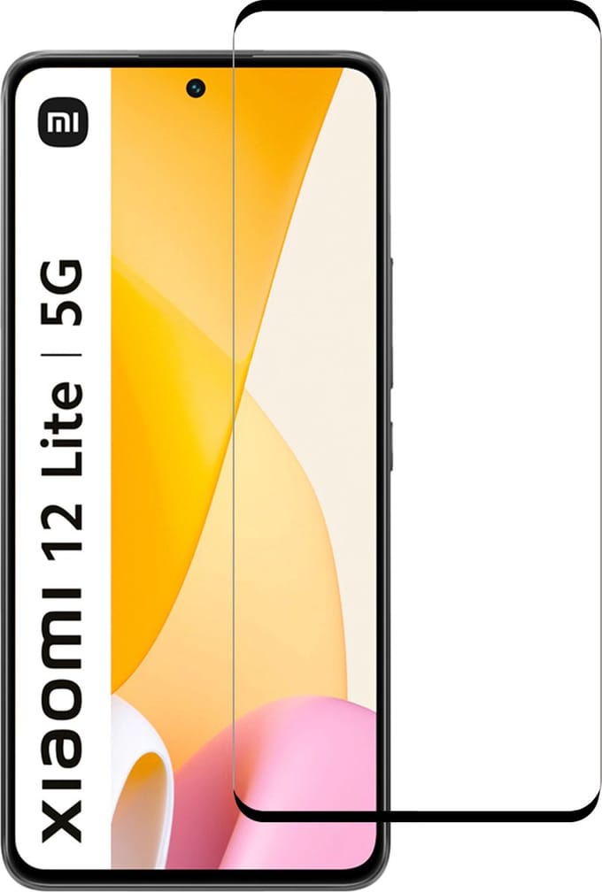 Screenprotector - Geschikt voor Xiaomi 12 Lite - Full Cover - Beschermglas - Gehard Glas - Tempered Glass - Screen Protector