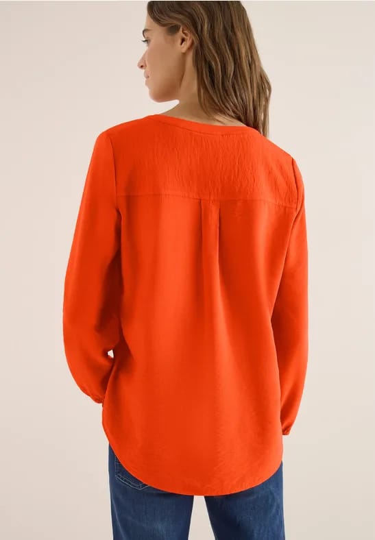 Blouse in effen kleur