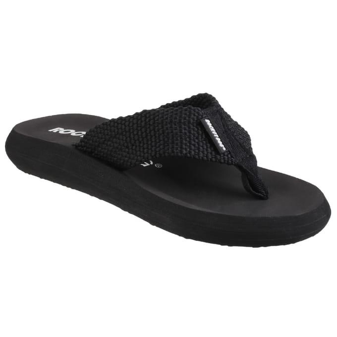 Rocket Dog Dames/dames Zonsondergangsslip op sandalen (Zwart)