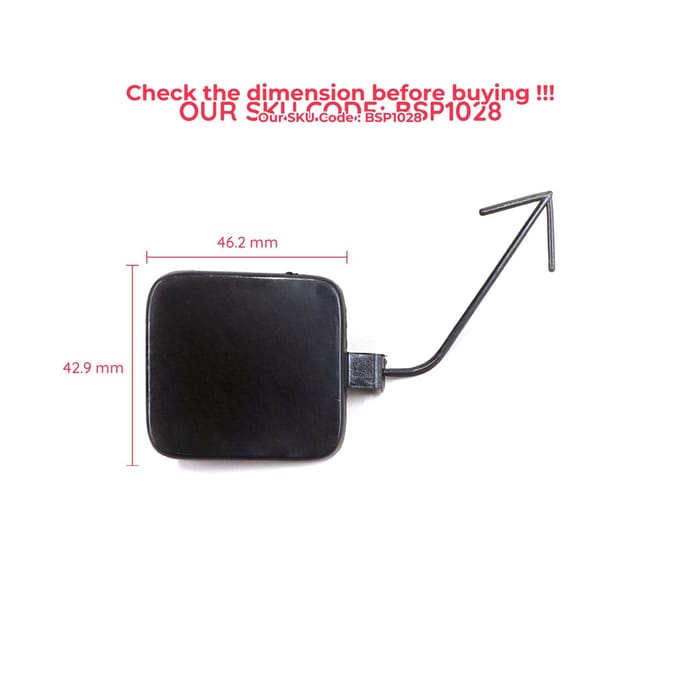 BSP1028 Voorbumper Sleepoog Haak Afdekkap 5F0807241 voor Seat Leon 2013-2017