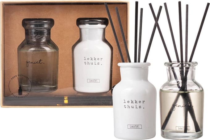Gusta Genieters - Geurstokjes - Wit - 50ml