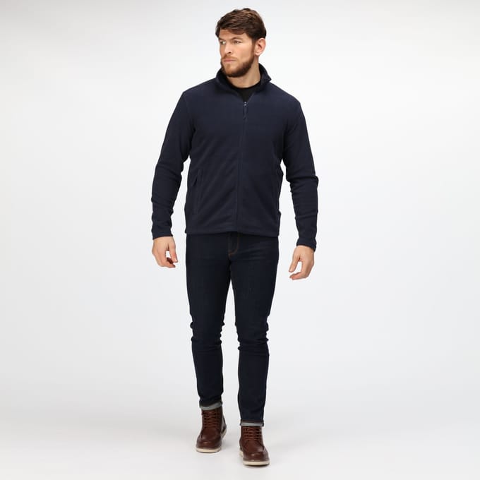 Regatta Professioneel Heren Klassiek Micro Fleece Jasje (Donkere marine)