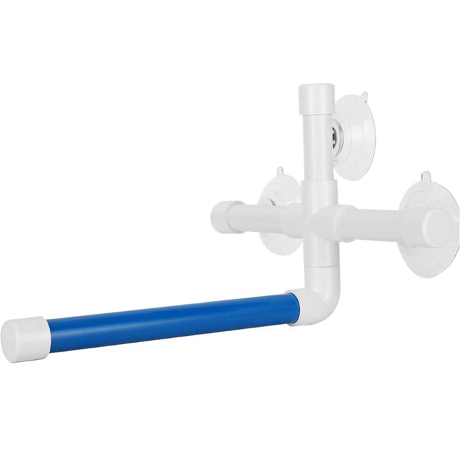 Papegaaien Douche Standaard Stang Huisdier Vogel Stevige Vorm Stok met Zuignap Badspullen white