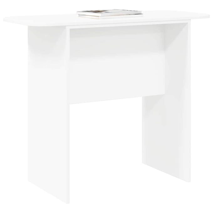 vidaXL - Wandtafel - Wit - 93 - x - 40 - x - 75 - cm - Bewerkt - hout