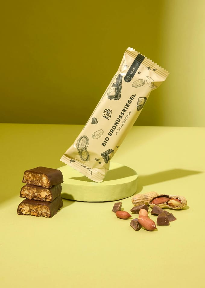 Bio pindareep met chocolade 50 g