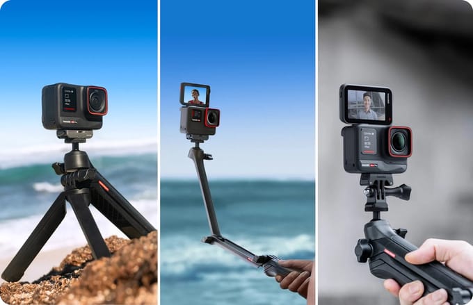 Insta360 Multi Mount - All in one tripod - selfie stick - magic arm