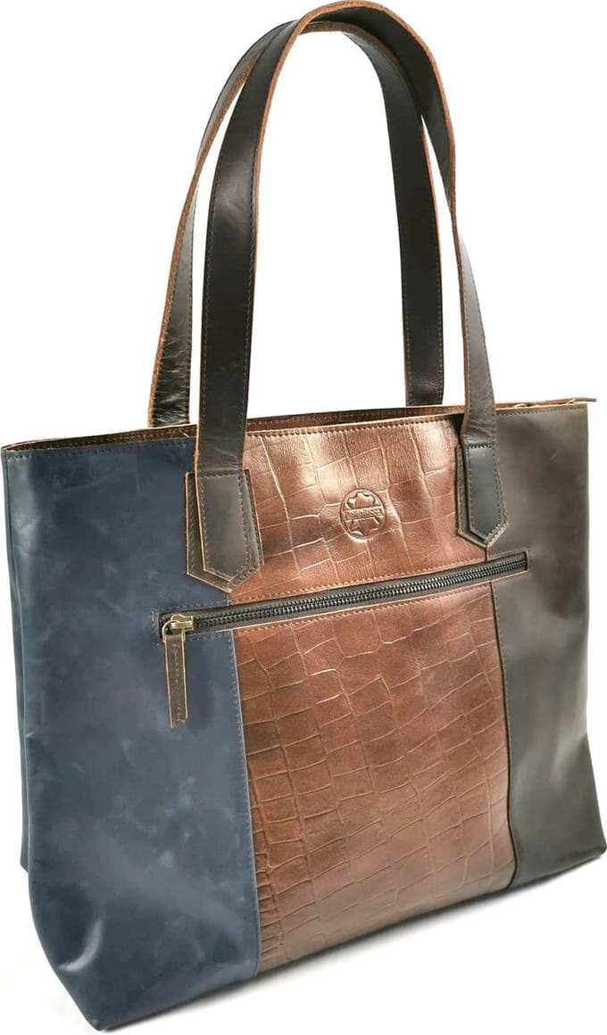 lederen tas - schoudertas - Luxe  limited Jaimy 2.0 – shopper ; Handtas, Schoudertas - pellericca