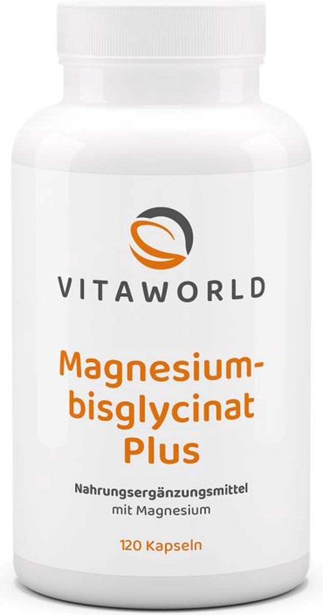 Vitaworld magnesium bisglycinate (bisglycinaat) plus 120 capsules