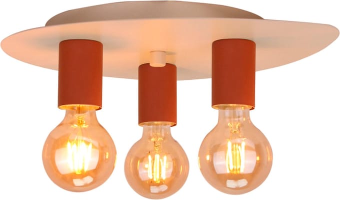 Chericoni Colorato Plafondlamp - 3-lichts - Rood - Metaal