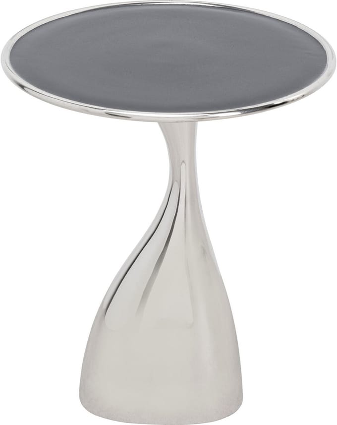 Kare Bijzettafel Spacey Silver Ø36cm