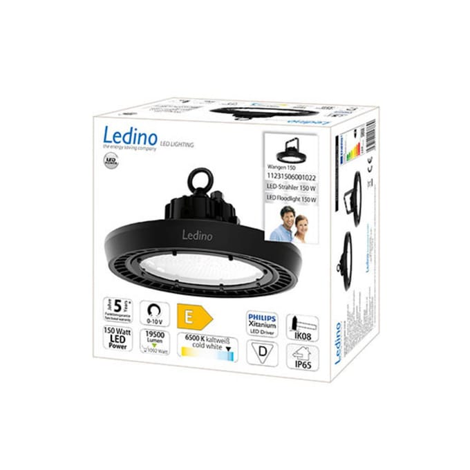 Ledino LED hoogbouw spot Wangen Highbay 6.500 K 150 W