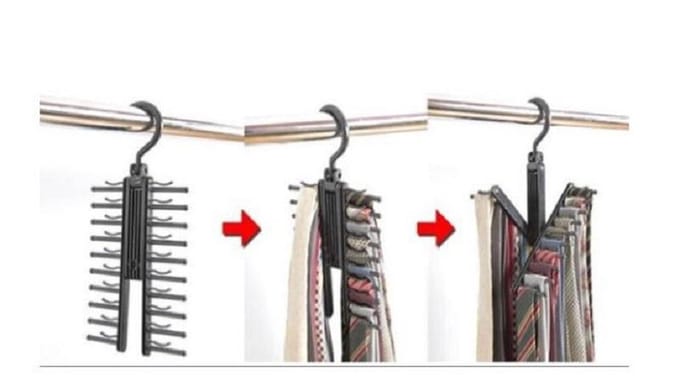 Stropdas Hanger - Organizer - Das - Voor 20 Stropdassen!
