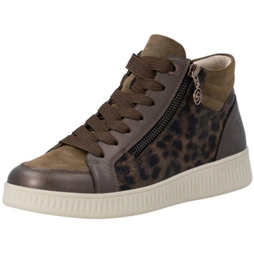 Baskets en cuir Montante
