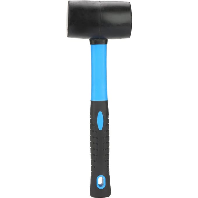 Dubbelzijdige Zachte en Harde Blauw Zwarte Rubber Hamer Installatiegereedschap blue