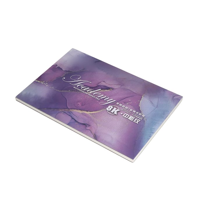 Aquarelpapier Medium Grof Korrel Snel Absorberend Water Dik Duurzaam Praktisch Schilderen gray