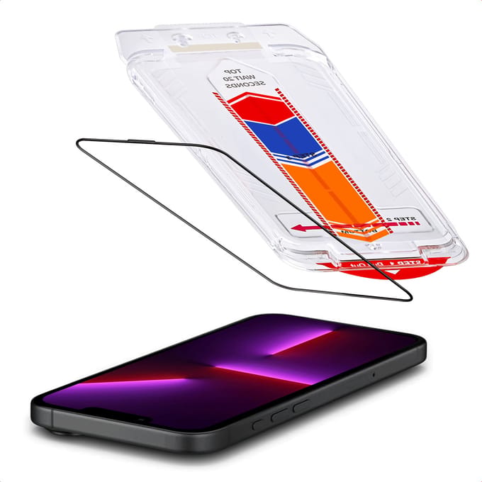 Accezz Screen Protector - Geschikt voor Apple iPhone 17e / 16e / 14 / 13 Pro / 13 - Glas Screenprotector met Anti-dust Applicator