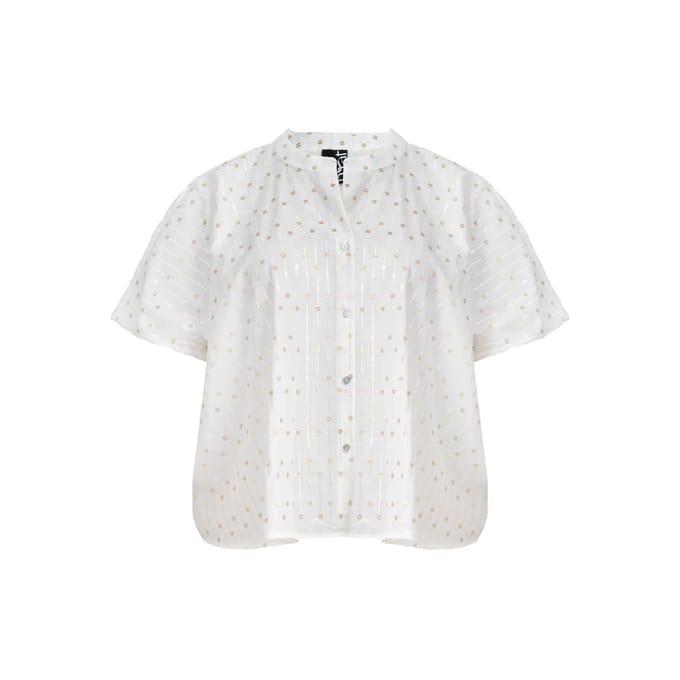 Volledige geborduurde blouse vrouw Mat Fashion