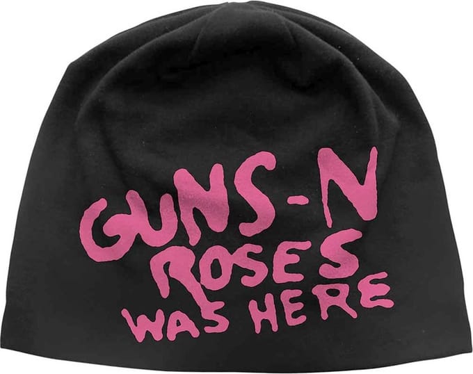 Guns N' Roses - Was Here JD Print Beanie Muts - Zwart