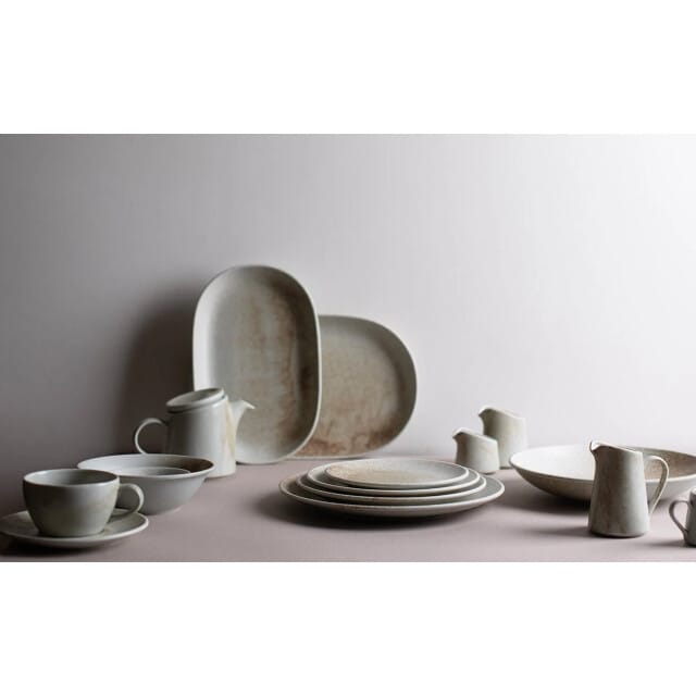 ID Fine Dessertbord - Mellow - Porselein - 21 cm - set van 6