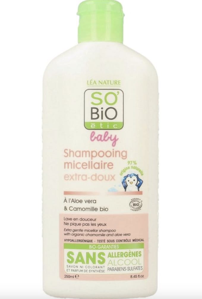 SO’BiO étic Baby shampoo micellair 250ml