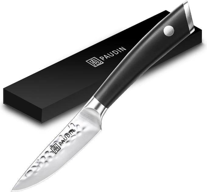 PAUDIN HP6 Professioneel Groentemes 9 cm - Japans mes - Schilmes - Gehamerd