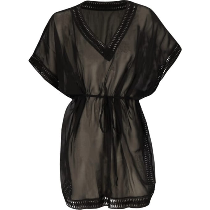 Sarlini Dames tuniek strandjurk polyester chiffon effen