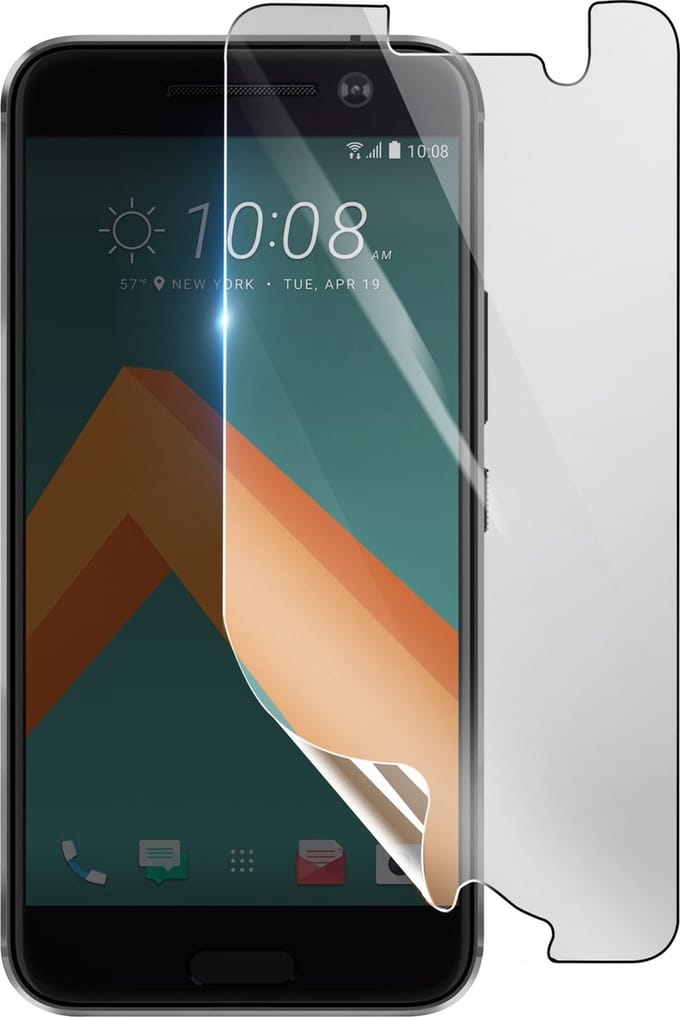 3mk, Geschikt voor HTC 10, Schokbestendige Hydrogel Screenprotector, Transparant