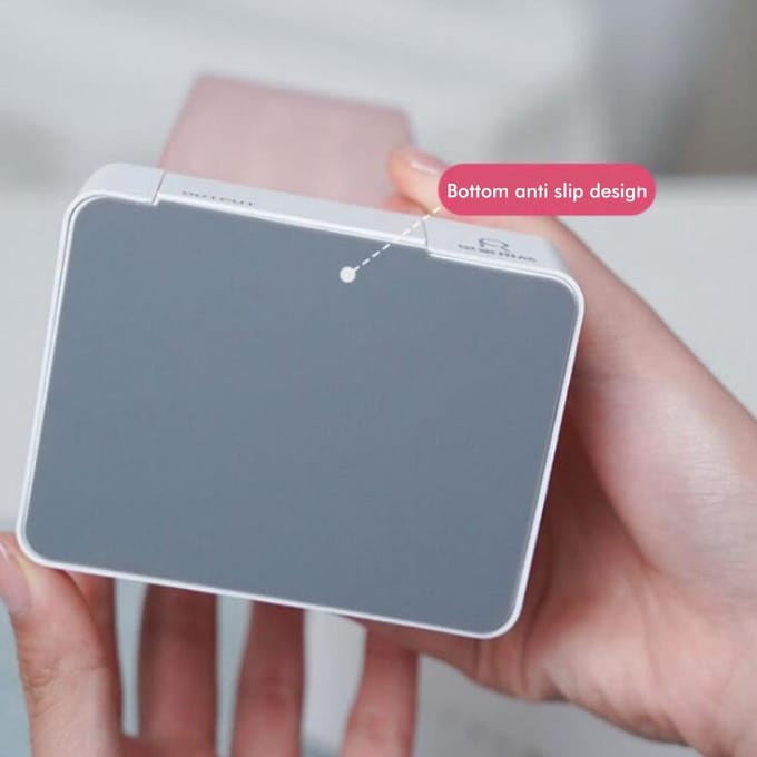 Automatische Wattenstaafjes Dispenser Uitdrukken Make-up Wattenstaafje Houder Dispenser Cosmetische Wattenstaafjes wit