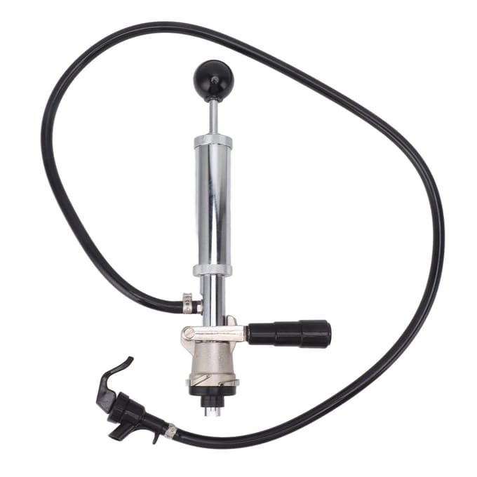 Bier Vat Pomp 4 inch RVS Vatkraan Handpomp Picknick Bierkraan Kit voor Homebrew Bars gray