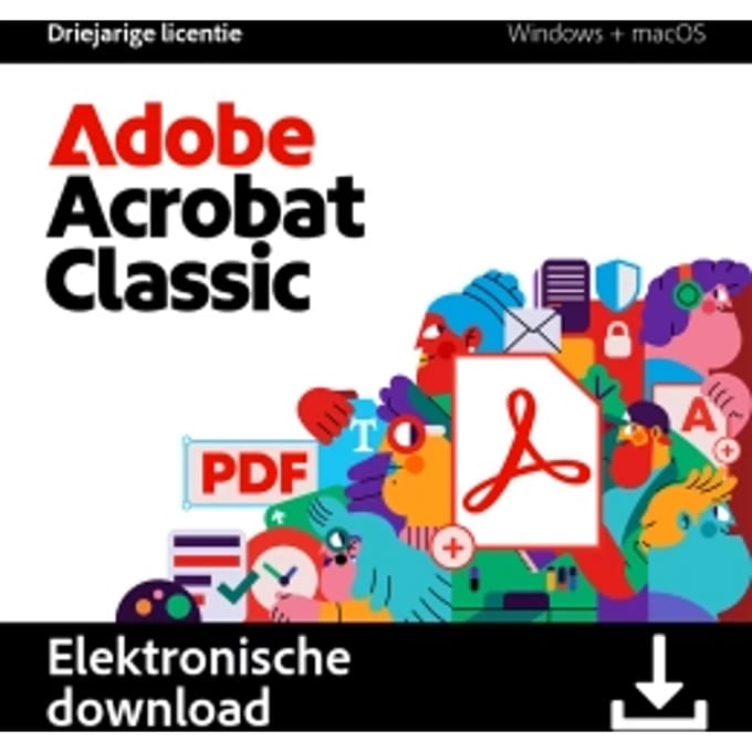 Adobe Acrobat Classic | 1 Gebruiker | 3 Jaar | Windows &amp; macOS