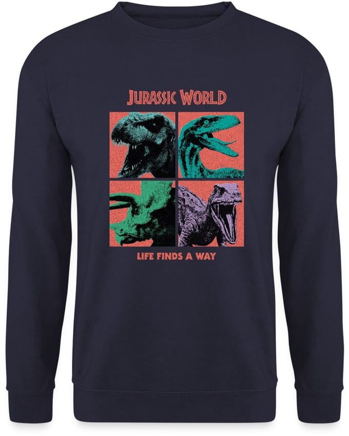 Jurassic World Life Finds A Way Sweater Heren