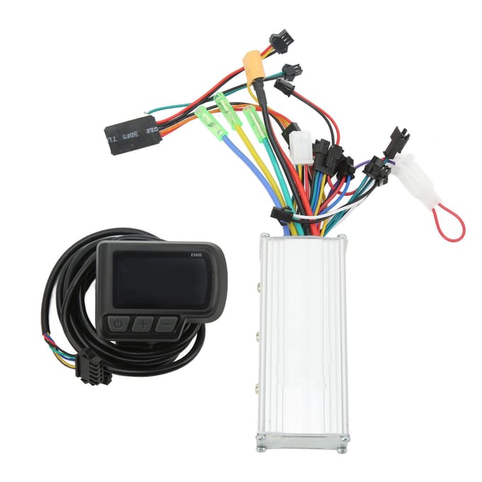36V 48V 500W Scooter Controller LCD Paneel Kit Elektrische Fiets Paneel Kit voor Elektrische Fiets white