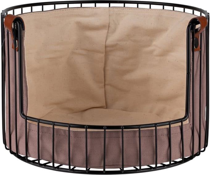 APS Brood- en fruitmand, rond, diameter: 275 mm, zwart