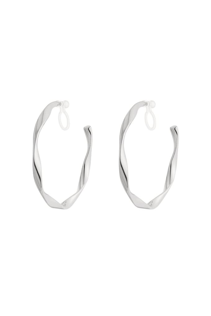 Twist Hoops Clip Oorbellen - Verkleurt Niet - Cadeau