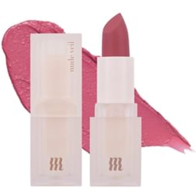 MERZY - Nude Veil Lipstick - 5 Colors #NV2 Shell Pink