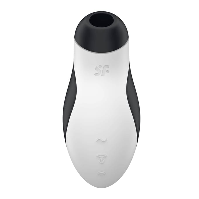 Satisfyer, vibrator, drukgolfvibrator, 'Orca', 11,5 cm, 2 apart regelbare motoren, waterdicht (IPX7), ergonomisch design