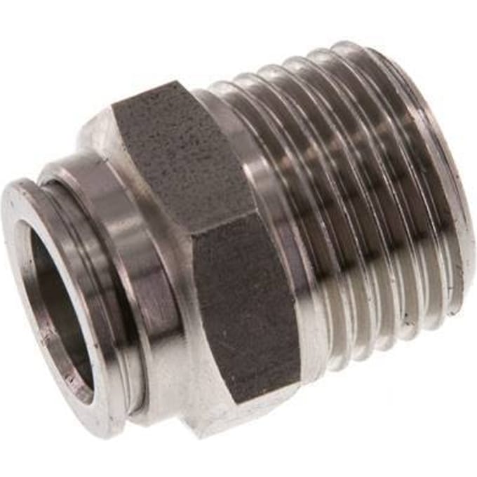 12mm x R1/2'' RVS Insteekfitting Buitendraad FKM