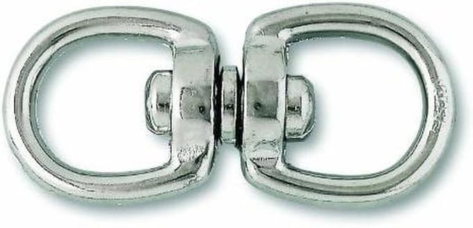Dubbele Schraper - Verbindingskabel Touret - Veilig Werken - 360 Graden Rotatie - 45 mm Diameter - Grijs