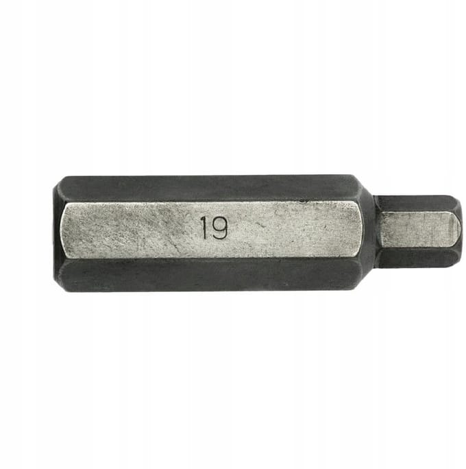 Teng Tools lang 19 mm zeskantbit met 12 mm houder
